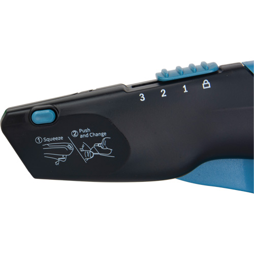 Retractable Safety Knife , Stainless Steel, Heavy-Duty, Plastic/Aluminum Handle Toolneeds Inc.