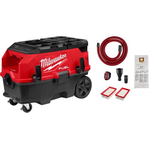 Extracteur de poussi&egrave;re de 9 gallons &agrave; deux batteries avec VACLINK M18 FUEL PACKOUT , 27-3/4" x 16-3/4" x 19" Toolneeds Inc.