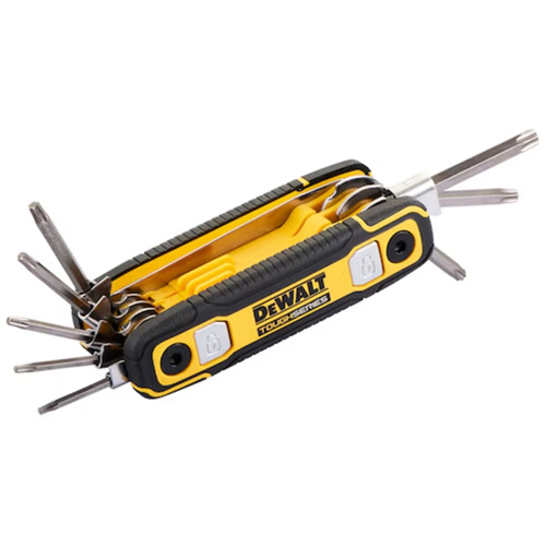 TOUGHSERIES Folding Locking Hex Key, 8 Pcs., Torx&reg; Toolneeds Inc.
