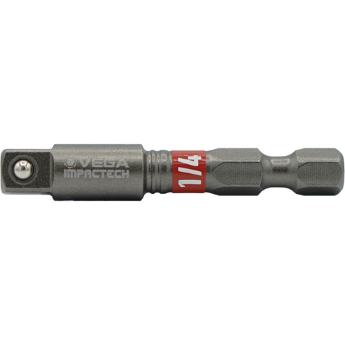 Impactech&reg; Impact Socket Adapter, 1/4" Drive Size, 1/4" Male Size, 2" L Toolneeds Inc.