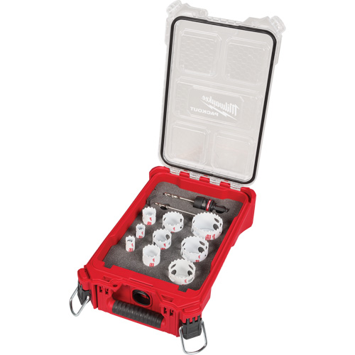 QUIK LOK HOLE DOZER Bi-Metal Kit with PACKOUT Compact Organizer, 12 Pieces Toolneeds Inc.