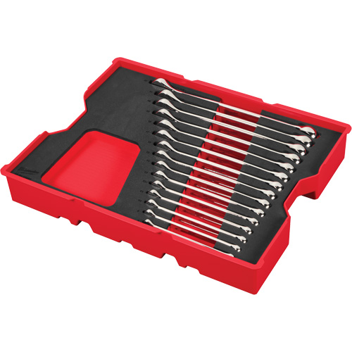 Jeu de cl&eacute;s avec plateau pour tiroirs PACKOUT, Combinaison, 15 morceaux, M&eacute;trique Toolneeds Inc.