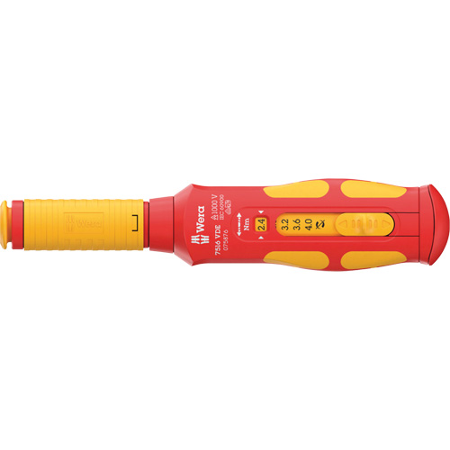 Tournevis dynamom&eacute;trique couple s&eacute;curis&eacute; &agrave; vitesse rapide 7516 VDE Kraftform Toolneeds Inc.