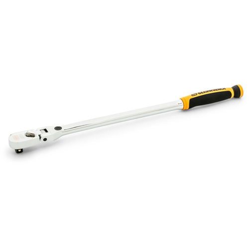 Cl&eacute; &agrave; cliquet &agrave; t&ecirc;te flexible verrouillable 120XP avec poign&eacute;e double mat&eacute;riau Toolneeds Inc.