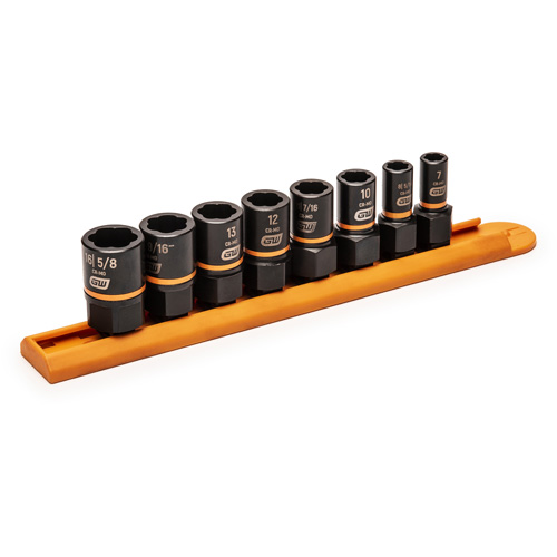 Jeu de douilles d'extraction Bolt Biter, 8 Mcx, Chocs, Prise de 1/4"/3/8" Toolneeds Inc.
