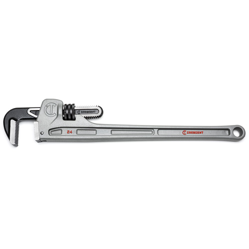 Cl&eacute; &agrave; tuyaux, Cap des m&acirc;choires 3-1/2", Longueur 24", Fini Rev&ecirc;tement en poudre, Prise Ergonomique Toolneeds Inc.