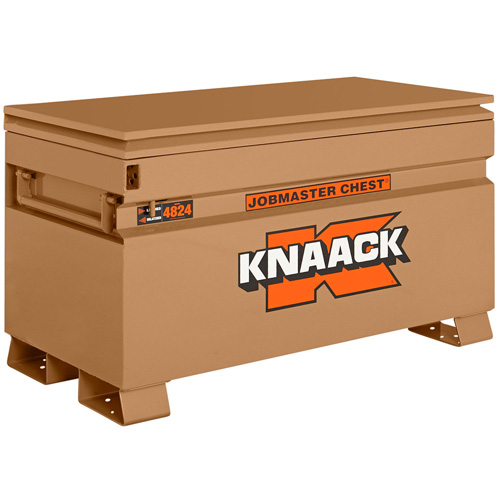 Model 4824 Jobsite Chest with Padlock, 48" x 24" x 28-1/2", Steel, Tan Toolneeds Inc.