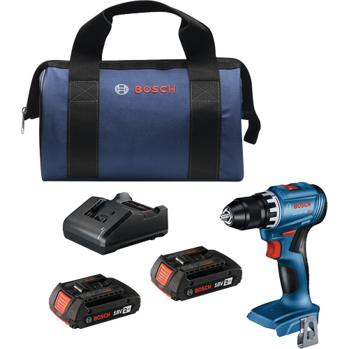 Compact Brushless Drill/Driver Kit, Lithium-Ion, 18 V, 1/2" Chuck, 400 in-lbs. Torque Toolneeds Inc.