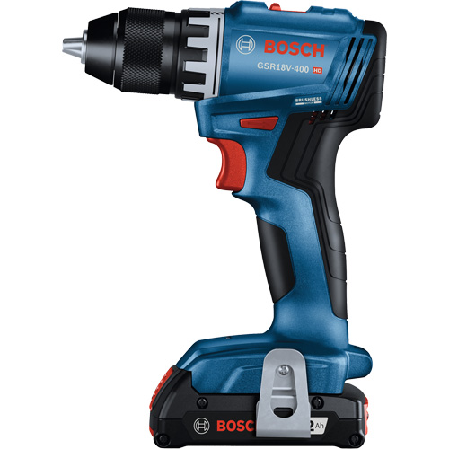 Compact Brushless Drill/Driver Kit, Lithium-Ion, 18 V, 1/2" Chuck, 400 in-lbs. Torque Toolneeds Inc.