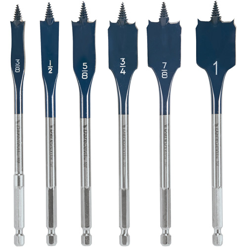 Jeu de forets &agrave; trois pointes Daredevil, 6 morcea Toolneeds Inc.