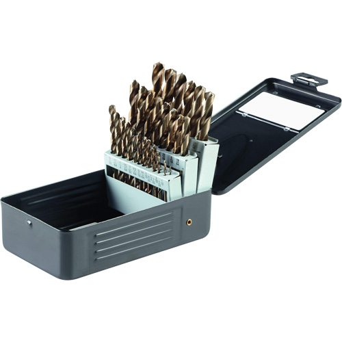 Jeu de forets en oxyde d'or, 29 morceaux, Acier rapide Toolneeds Inc.