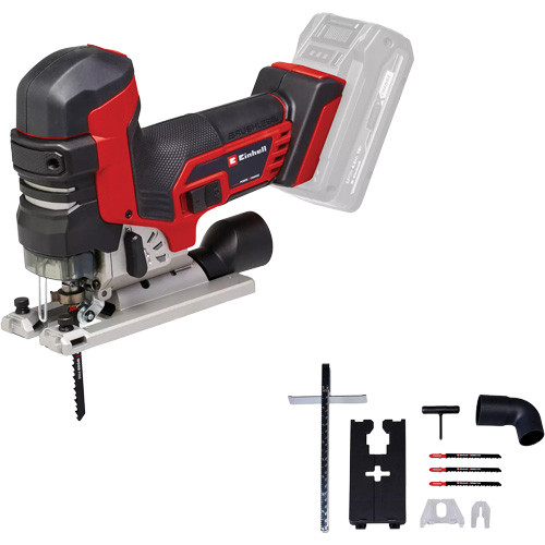 Scie sauteuse professionnelle &agrave; vitesse variable avec poign&eacute;e champignon sans fil (outil seulement), 18 V, Lithium-ion, 0-3500 coups/min, 1-1/32" Longueur de la course Toolneeds Inc.