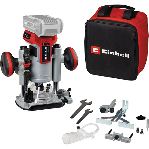 Professional Cordless Compact Router with Fixed Base & Plunge Base (Tool Only) Toolneeds Inc.