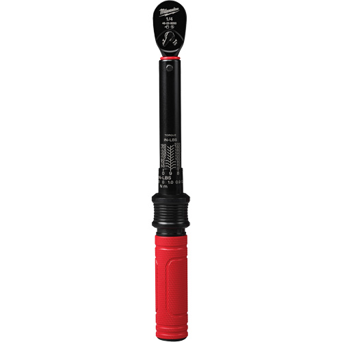 Cl&eacute; dynamom&eacute;trique, &agrave; cliquer, Entraînement 1/4" carr&eacute;, 4,5 - 22,6 Nm/40 - 200 lb-po Toolneeds Inc.