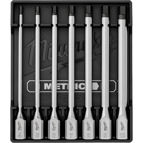 Long Metric Bit Socket Set, Hex, 3/8" Drive, 7 Pcs Toolneeds Inc.