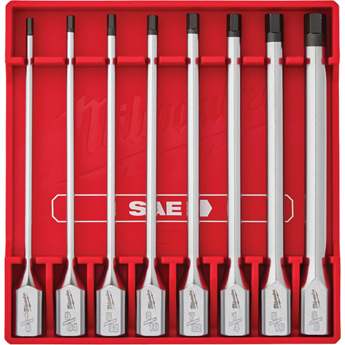 Long SAE Bit Socket Set, Hex, 3/8" Drive, 8 Pcs Toolneeds Inc.