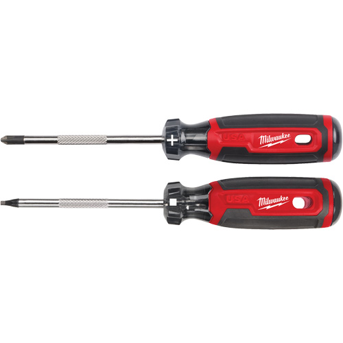 Cushion Grip Screwdriver Set, 2 Pcs. Toolneeds Inc.