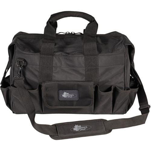 Phantom Collection 18" Contractor's Tool Bag, Ballistic Polyester, 25 Pockets, Black Toolneeds Inc.
