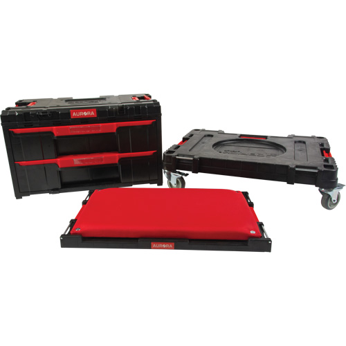 Socle roulant Arx avec jeu de roulettes pivotantes 3 mcx, 23-1/10" x 15" x 13-2/5', Noir Toolneeds Inc.