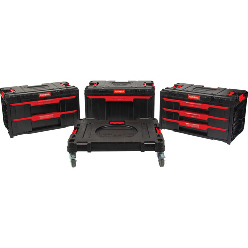 4-Piece Arx&reg; Dolly with Swivel Casters Set, 23-1/10" x 15" x 22-1/2", Black Toolneeds Inc.