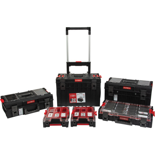 5-Piece Arx&reg; Rolling Toolbox Base Set, 25-1/5" x 19" x 54-3/5", Black Toolneeds Inc.