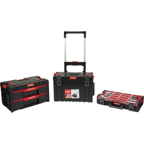 3-Piece Arx&reg; Rolling Toolbox Base Set, 25-1/5" x 19" x 42-2/5", Black Toolneeds Inc.