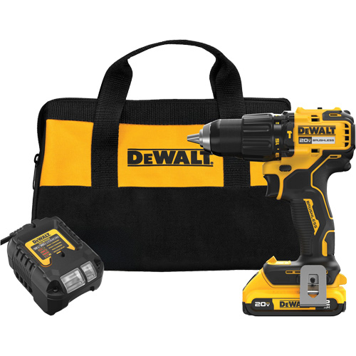 MAX* Brushless Cordless Hammer Drill Kit, Lithium-Ion, 20 V, 1/2" Chuck Toolneeds Inc.