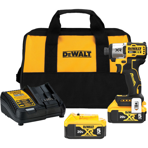 MAX* XR&reg; 3-Speed Impact Driver Kit, 1/4", 1825 in-lbs Max. Torque, 20 V, Lithium-Ion Toolneeds Inc.