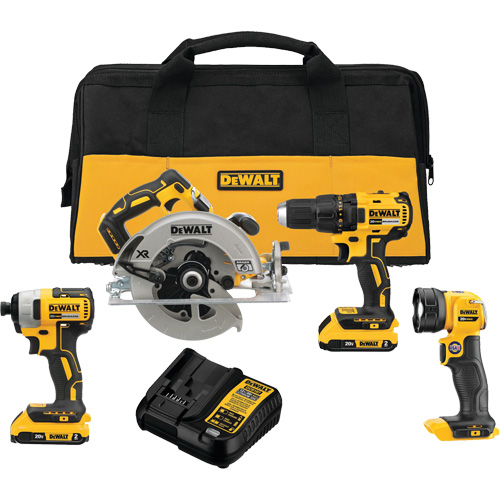 Ensemble quatre outils sans fil et sans balai MAX* (2.0Ah), 20 V Toolneeds Inc.