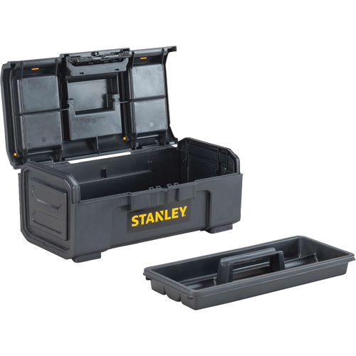 Toolbox, 16" W x Black/Yellow Toolneeds Inc.