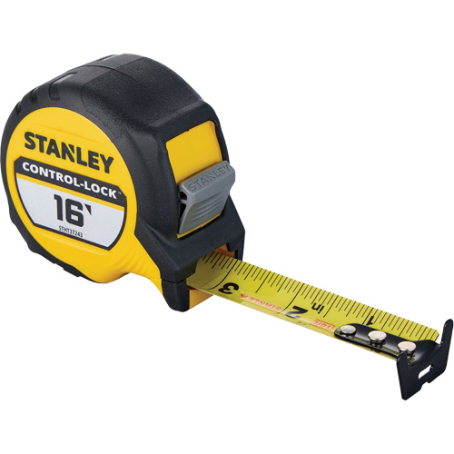 CONTROL-LOCK Tape Measure, 25 mm x 16', Imperial Graduations Toolneeds Inc.