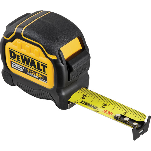 TOUGHSERIES Tape Measure, 25', Imperial Graduations Toolneeds Inc.