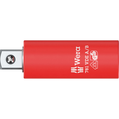 Adaptateur isol&eacute; VDE A/B, Prise 1/4", Douille 3/8", 2,78" lo, Sph&eacute;rique Toolneeds Inc.