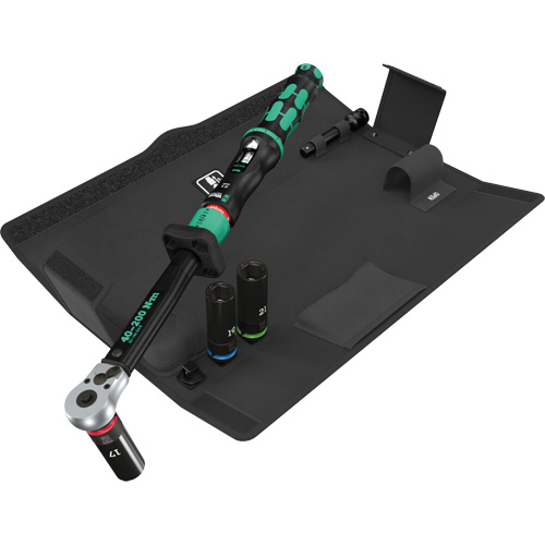 Ensemble cl&eacute; dynamom&eacute;trique Click-Torque Lock C 3 jeu 1 pour changement de roue, 6 Mcx, Prise de 1/2", Profond Toolneeds Inc.