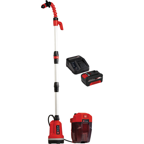 Pompe &agrave; eau propre pour baril de pluie sans fil avec batterie 4 Ah et ensemble de d&eacute;part de chargeur, 18 V, 792,5 gal./min Toolneeds Inc.