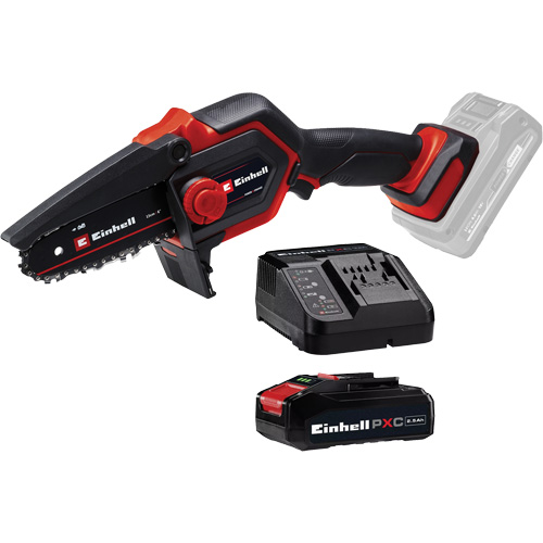 Cordless Compact Pruning Chain Saw with 2.5Ah Battery & Charger Starter Kit, 6", Battery Powered, 18 V Toolneeds Inc.