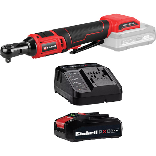 Cl&eacute; &agrave; cliquet sans fil avec batterie 2,5 Ah PXC et ensemble chargeur de d&eacute;part Toolneeds Inc.