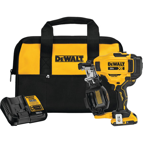 Ensemble de cloueuse 15° sans fil pour bobine de toiture, 20 V, Lithium-ion Toolneeds Inc.