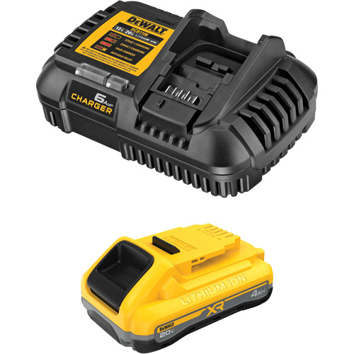XR POWERPACK Battery & Charger Kit, Lithium-Ion, 20 V, 4 Ah Toolneeds Inc.