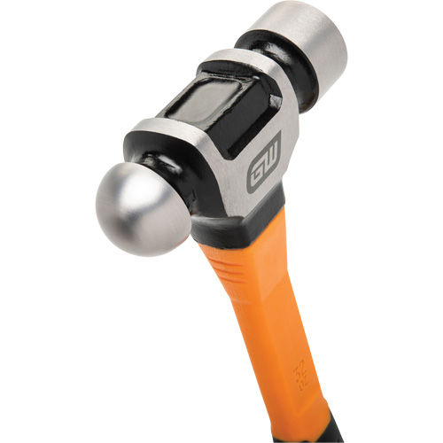 Marteau &agrave; panne ronde, Poids de la t&ecirc;te 32 oz, Face Ordinaire/Poli, Prise Fibre de verre Toolneeds Inc.