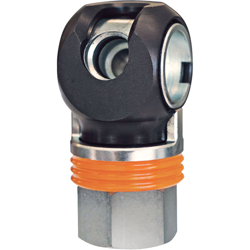 Raccord industriel rapide TOPQUIK SC, Acier nickel&eacute;, 1/2", NPT femelle, 359 PSI Toolneeds Inc.
