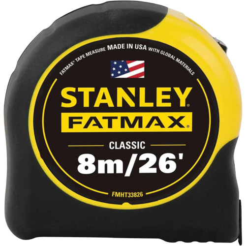 FATMAX&reg; Tape Measure, 1-1/4" x 26'/8 m, Imperial & Metric Graduations Toolneeds Inc.