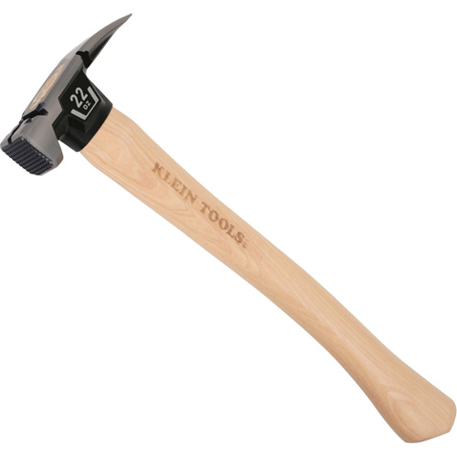 Milled Face Straight Claw Hammer, 22 oz., Wood Handle, 16-1/10" L Toolneeds Inc.