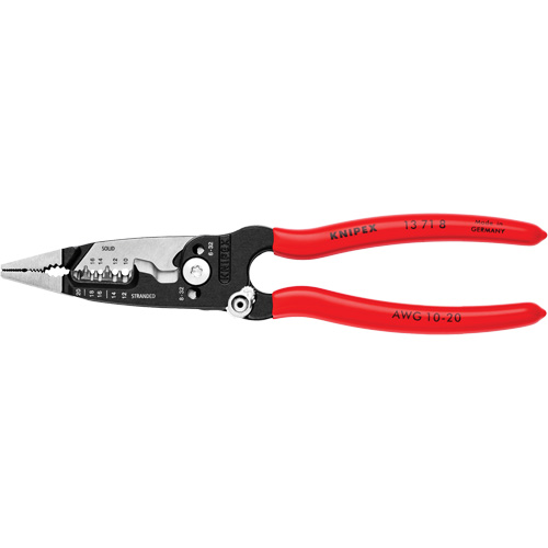 Pince &agrave; d&eacute;nuder forg&eacute;e, 8" lo, 10 - 20 AWG Toolneeds Inc.