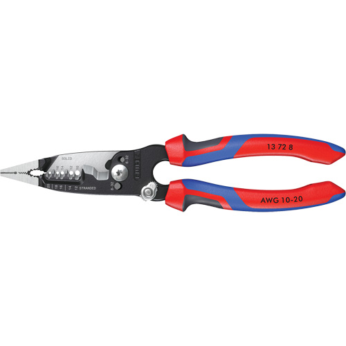 Pince &agrave; d&eacute;nuder forg&eacute;e avec poign&eacute;e KNIPEXTEND, 8" lo, 10 - 20 AWG Toolneeds Inc.