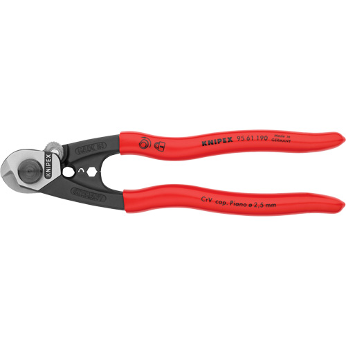 Cisaille pour c&acirc;bles m&eacute;talliques, 7-1/2" Toolneeds Inc.