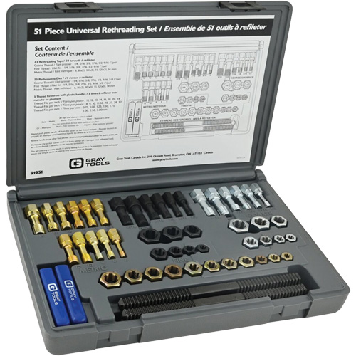 Jeu universel de refiletage, 51 Morcea Toolneeds Inc.