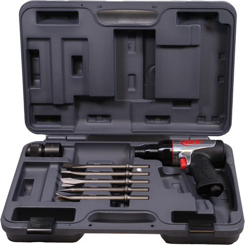 Heavy-Duty Air Hammer with Chisels, 16.2 CFM, 1/4" NPT, 3330 BPM, 3/4" x 2-1/2" (0.0mm x 0.0mm) Toolneeds Inc.
