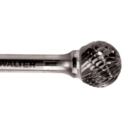 Double Cut Ball Nose Burr, SD-5, 1/2" Dia., 1/4" Shank, 7/16" Depth of Cut Toolneeds Inc.