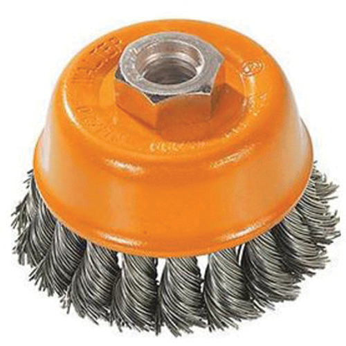 Brosse &agrave; fils nou&eacute;s torsad&eacute;s, 3" dia. x M10x1,25 arbre Toolneeds Inc.